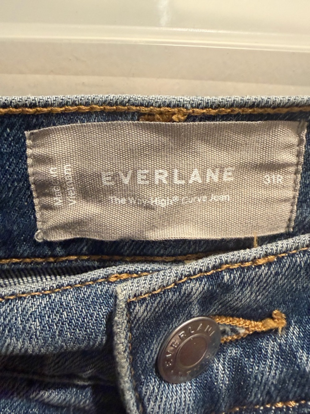 Everlane The Way-High Jeans Size 31R - Picture 4 of 4